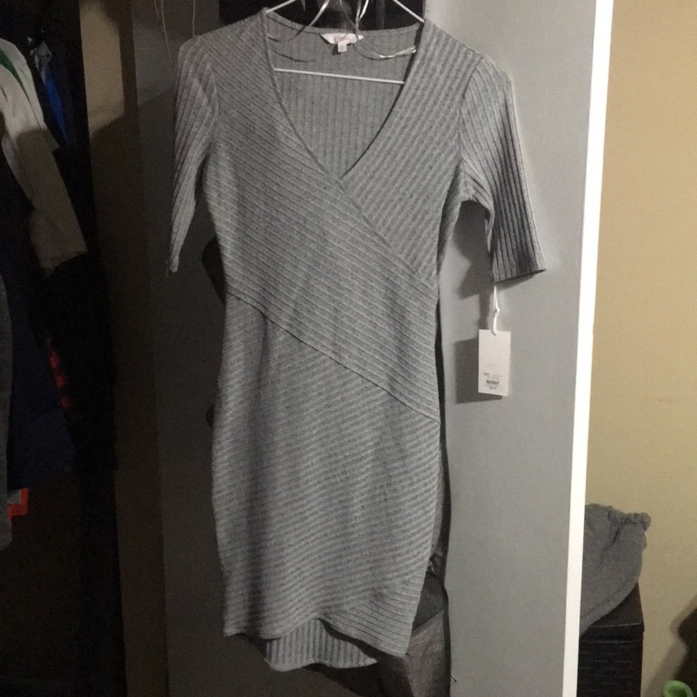 Grey heather dress